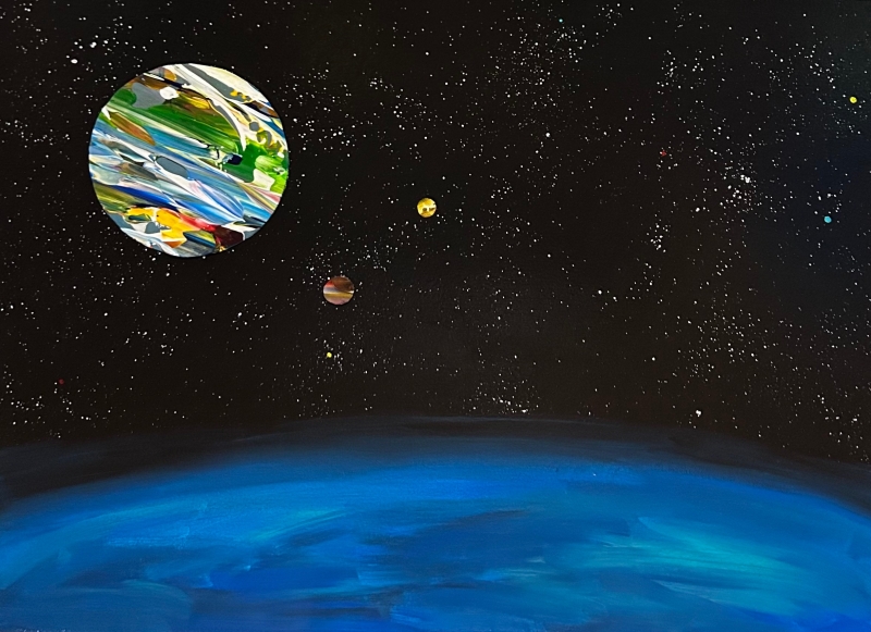 Blue Planet by artist Holly Craig